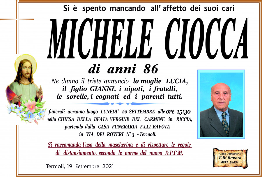 Necrologi.Today Michele Ciocca